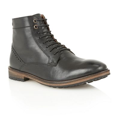 Black 'Acton' lace-up boots
